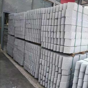 烟台芝麻白树围石 树池