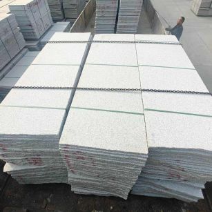 烟台芝麻白毛板，石材毛板