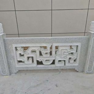 烟台芝麻白河道栏杆 桥栏杆