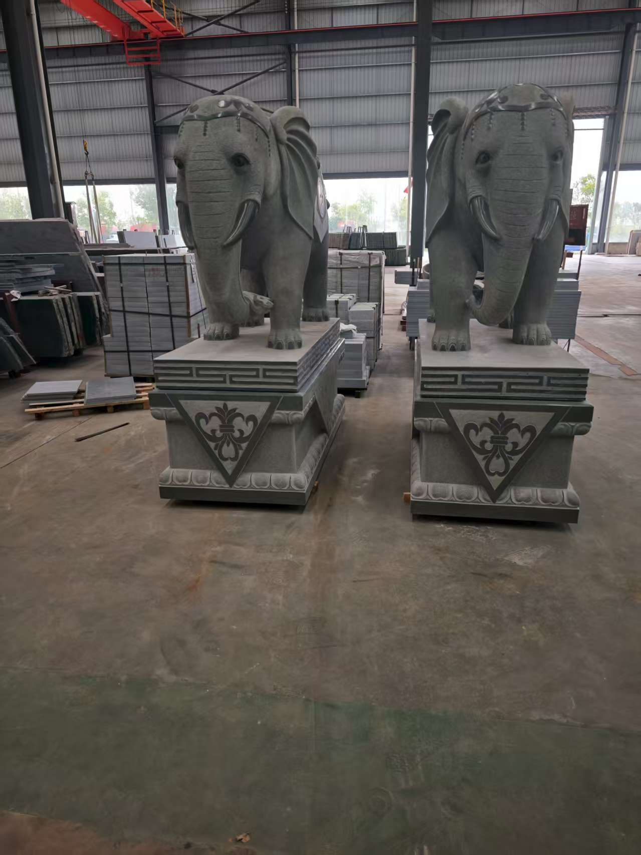 烟台芝麻灰花岗岩对象 芝麻白芝麻灰大象