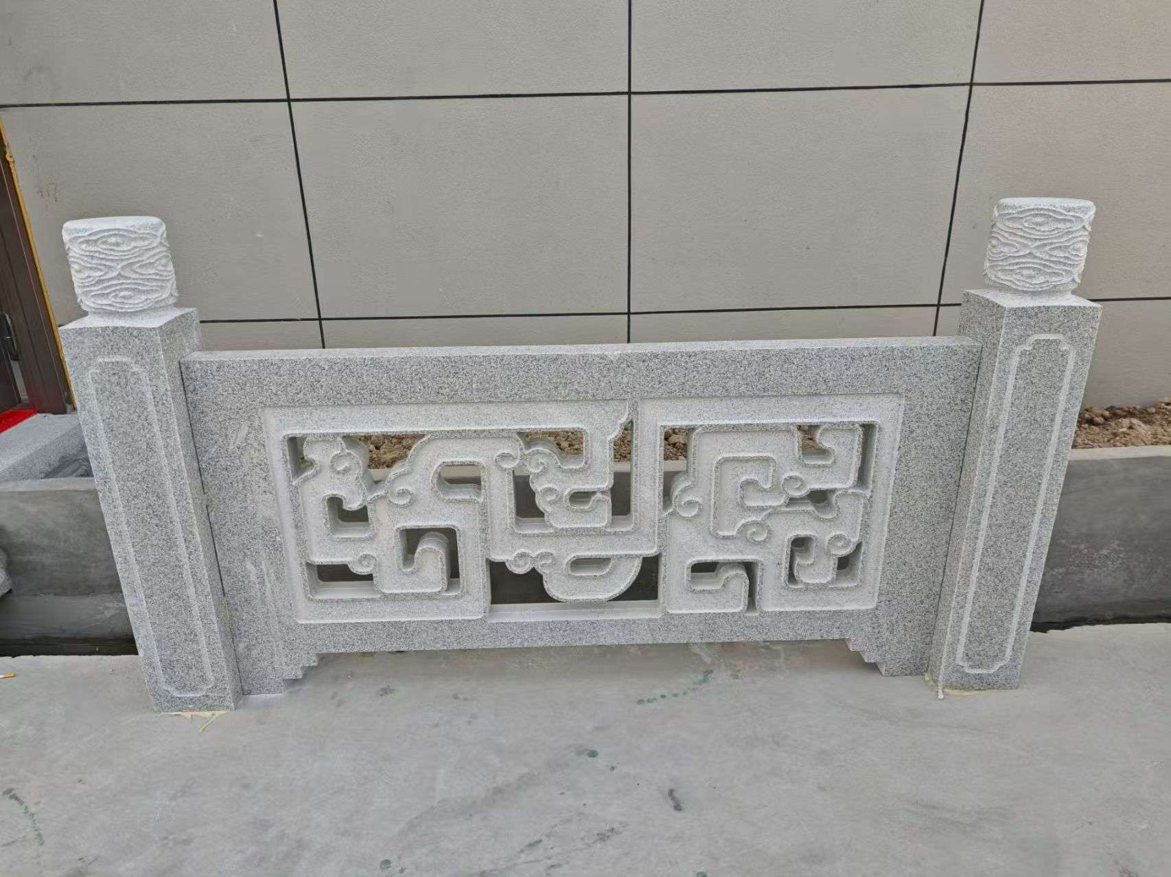 烟台芝麻白河道栏杆 桥栏杆